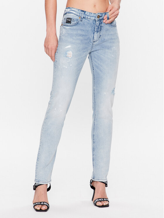 Versace Jeans Couture Jeans hlače 74HAB5S0 Modra Regular Fit