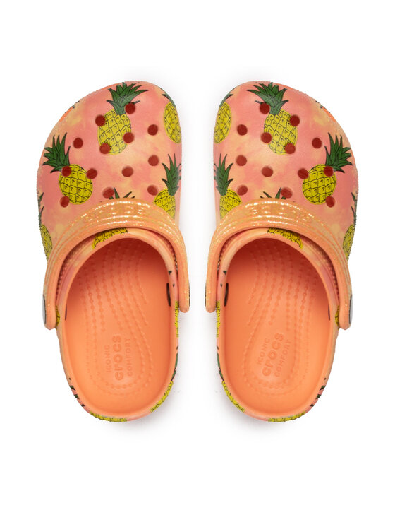 Orange banana online crocs