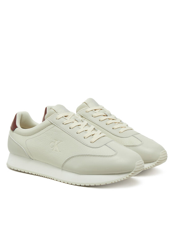 Calvin Klein Jeans Calvin Klein Jeans Sneakersy Runner Laceup Tc YM0YM01187 Beżowy