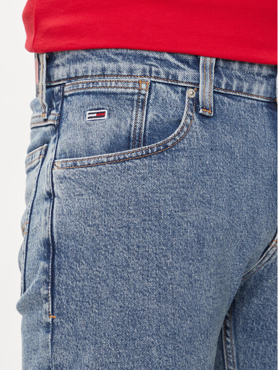 Tommy Jeans Tommy Jeans Kratke traperice Ronnie DM0DM19155 Plava Slim Fit