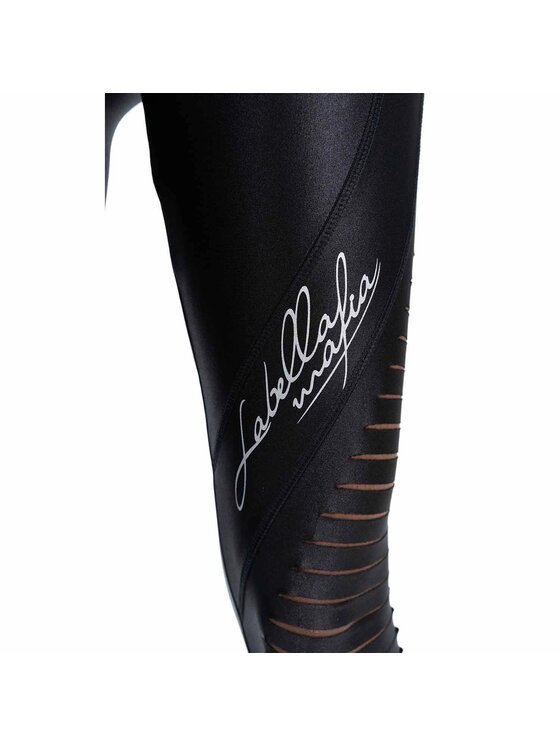 LaBellaMafia LaBellaMafia Legginsy LABELLAMAFIA LEGGING HARDCORE LADIES BLACK Czarny Regular Fit