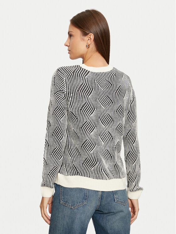 Vila Vila Sweter Doreen 14099775 Beżowy Regular Fit