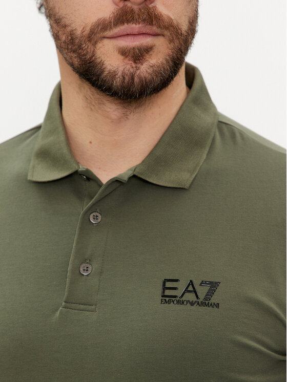 EA7 Emporio Armani EA7 Emporio Armani Polo 8NPF05 PJM5Z 1846 Zelena Regular Fit