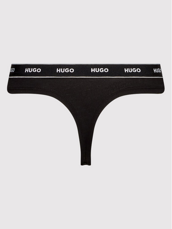 HUGO Hugo Набір з 3 пар стрінгів 50469681 Чорний