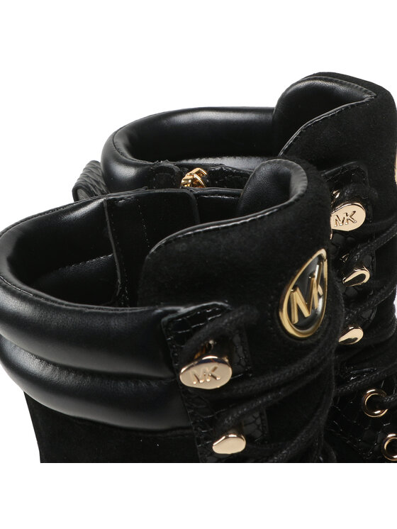 MICHAEL Michael Kors MICHAEL Michael Kors Šnurovacia obuv Rowan Lace Up Bootie 40F3RWFE8S Čierna