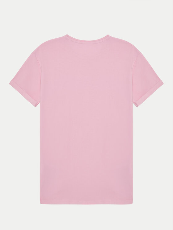 Guess Guess T-Shirt J5GI38 J1314 Růžová Regular Fit