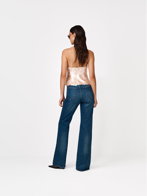 La Mania La Mania Top MITZI Béžová Basic Fit