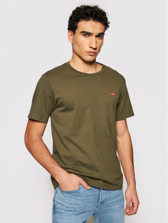 Levi's® T-shirt Original Housemark 56605-0021 Zelena Standard Fit