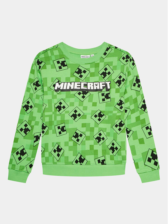 OVS OVS Džemperis MINECRAFT 1834688 Žalia Regular Fit