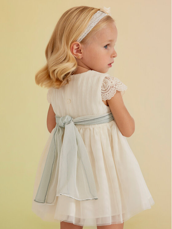 Abel & Lula Abel & Lula Elegantes Kleid 5005 Écru