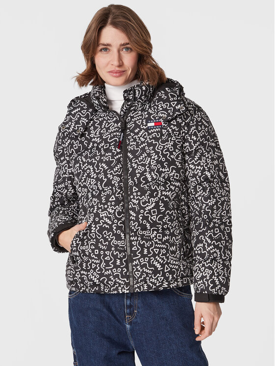 Tommy Jeans Geacă din puf Alaska DW0DW14942 Negru Regular Fit Alaska imagine noua