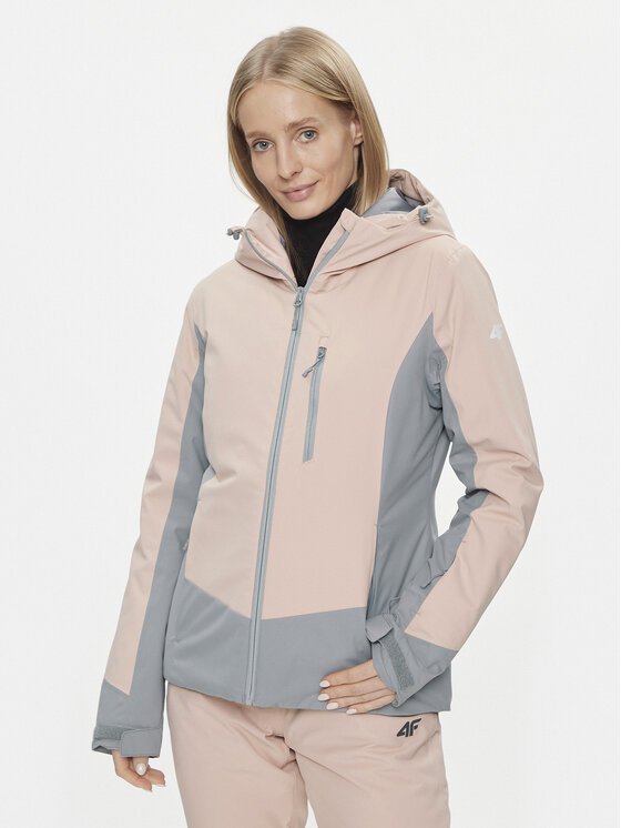 4F 4F Skijacke 4FAW23TJACF121 Rosa Regular Fit
