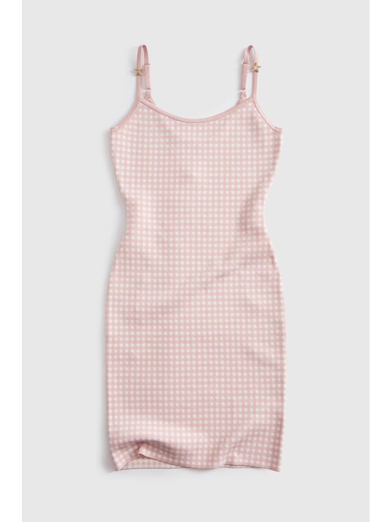 Guess Guess Každodenní šaty 182718 Růžová Classic Fit