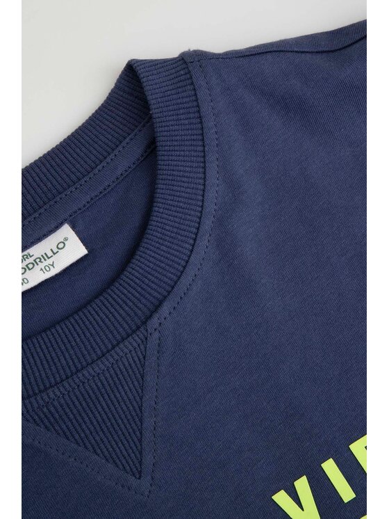 Coccodrillo Coccodrillo T-Shirt WC6143208TBJ-015 Tmavomodrá Regular Fit