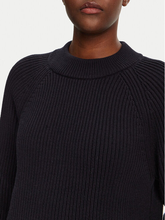 AMI Paris AMI Paris Sweater FKS024.KN0031 Sötétkék Regular Fit