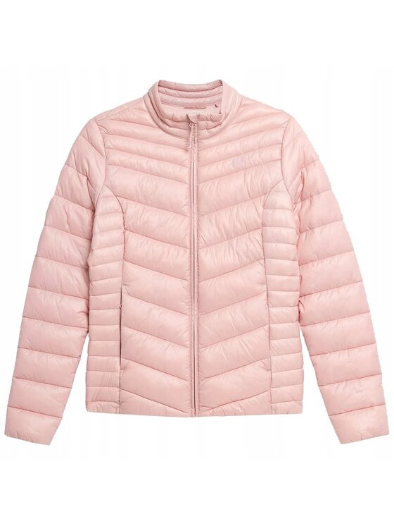 4F 4F Kurtka przejściowa KUDP003 Różowy Comfortable Fit