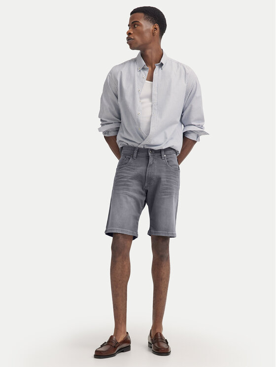 Bugatti Bugatti Jeans kratke hlače 3138D-76604C D Siva Modern Fit