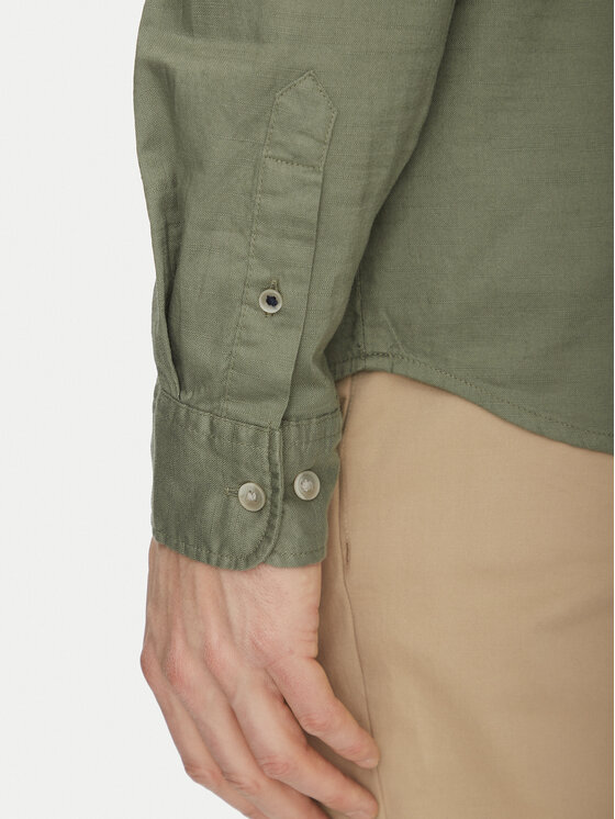 Jack & Jones Jack & Jones Koszula Pierre 12270085 Zielony Relaxed Fit