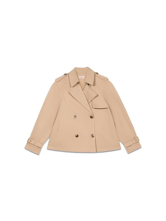 Oltre Oltre Cappotto 0059J000098N002 Écru Over Fit