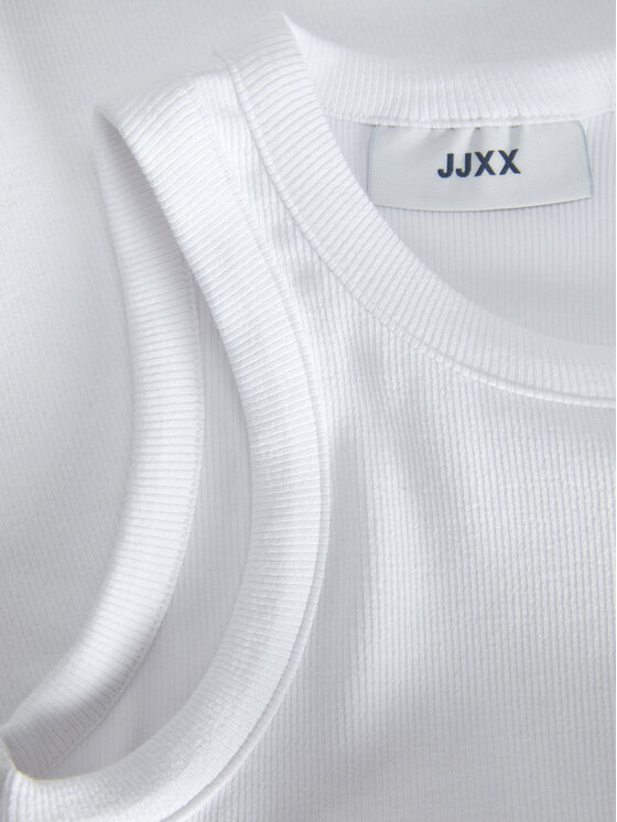 JJXX JJXX Top 12224661 Bijela Rib Fit