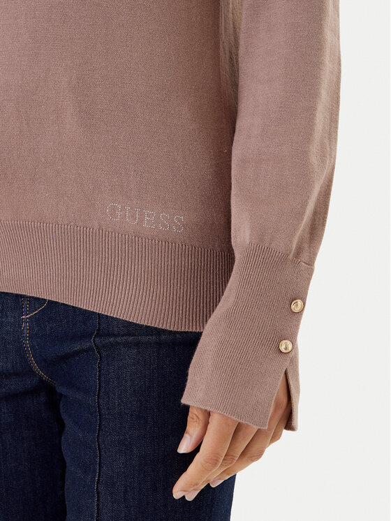 Guess Guess Rollkragenpullover W2BR53 Z2V62 Braun Regular Fit