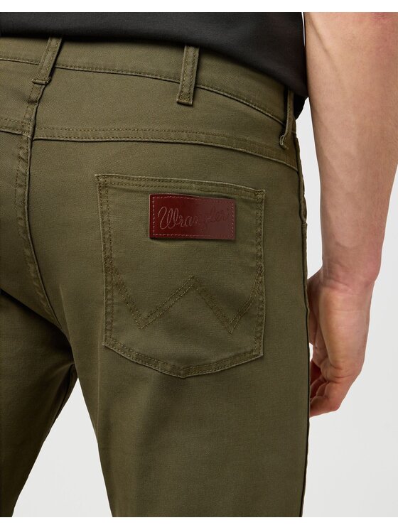 Wrangler Wrangler Jeansy GREENSBORO Zielony Straight Leg