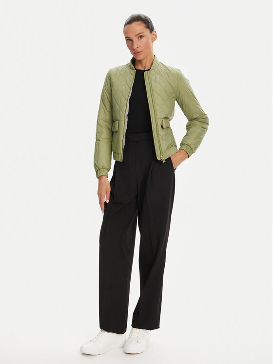 Geox Geox Átmeneti kabát Amabel W5520F T3132 F3275 Zöld Regular Fit