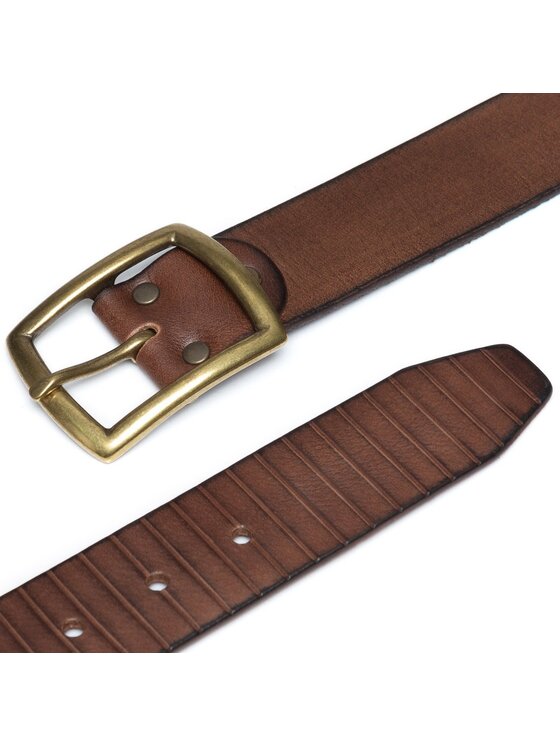 Mustang Mustang Pasek Męski BELT Brązowy