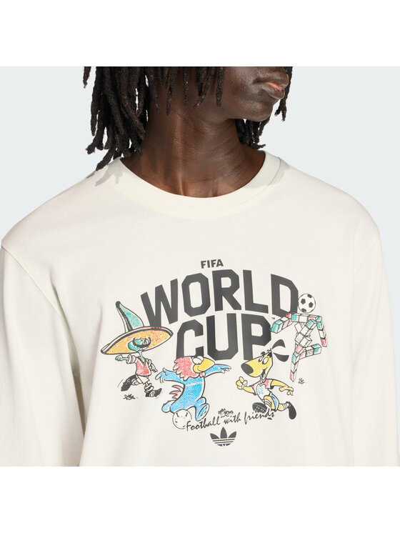 adidas adidas Koszulka techniczna FIFA World Cup Biały Regular Fit