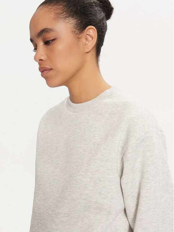 Gina Tricot Gina Tricot Majica dugih rukava Basic 10943 Siva Relaxed Fit