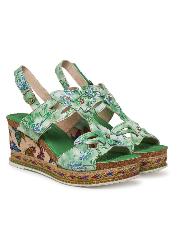 Laura Vita Laura Vita Espadryle Hacdeo 21 Zielony