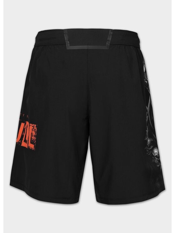 PITBULL PITBULL Szorty sportowe BLACKY Czarny Regular Fit
