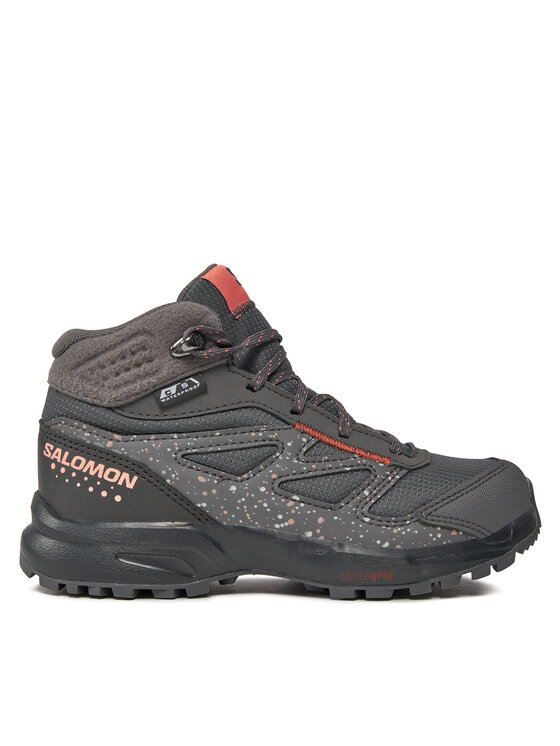 salomon chaussures de trekking outway mid climasalomonâ¢ waterproof l47283600 gris