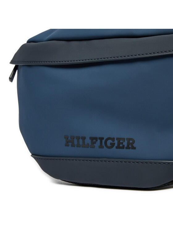Tommy Hilfiger Tommy Hilfiger Borsetă Monotype Pu Bumbag AM0AM12603 Bleumarin