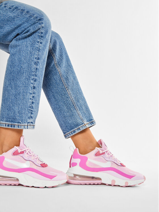 Chaussures nike top 270 rose