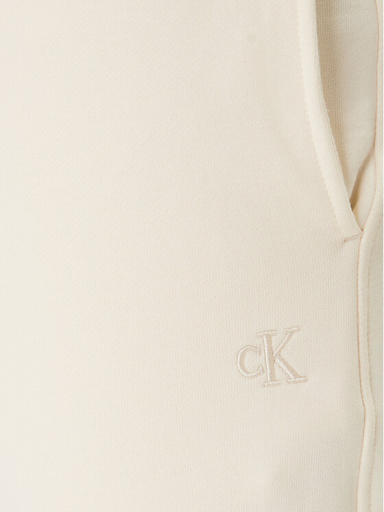 Calvin Klein Jeans Calvin Klein Jeans Pantaloni trening Monogram LV047F210G Bej Regular Fit