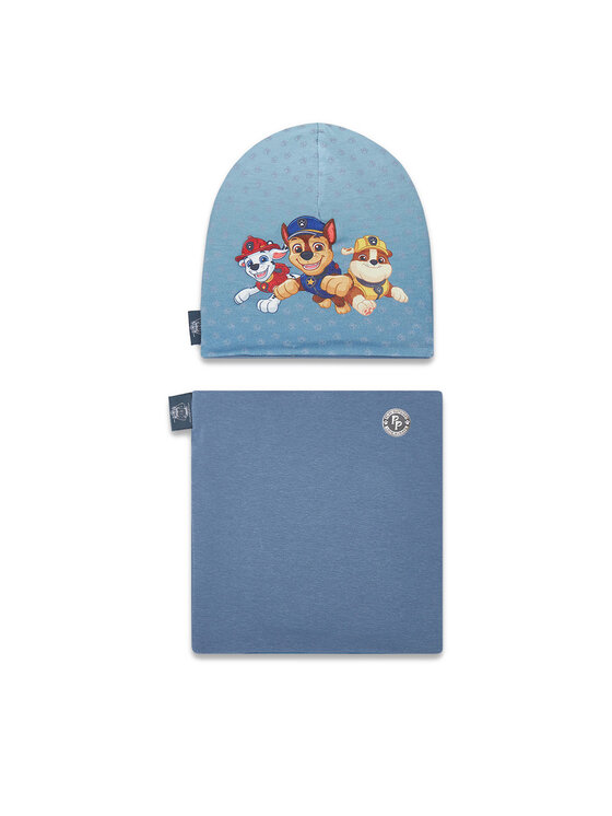 Paw Patrol Set căciulă și fular tip guler CEO-ACCCS-AW25-317PAW Albastru