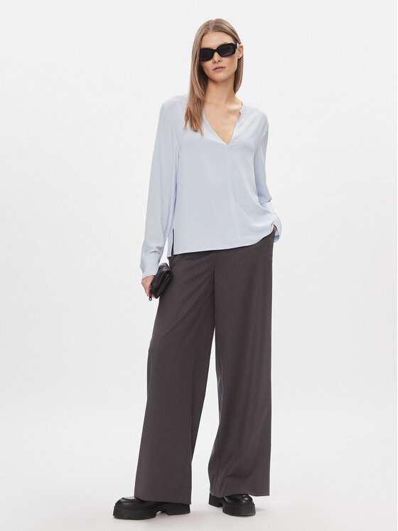 Tommy Hilfiger Tommy Hilfiger Majica WW0WW40529 Svijetloplava Relaxed Fit