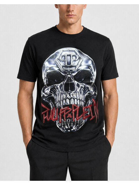 PHILIPP PLEIN PHILIPP PLEIN T-shirt 31616 Nero Regular Fit