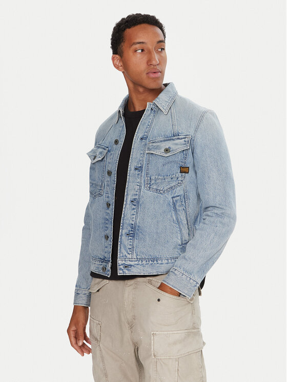 G-Star Raw G-Star Raw Jeansová bunda D26919-D788 Modrá Slim Fit