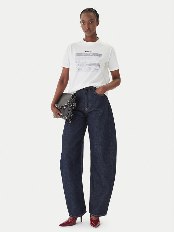 Patrizia Pepe Patrizia Pepe T-Shirt 2M4536/J427-W146 Bílá Regular Fit