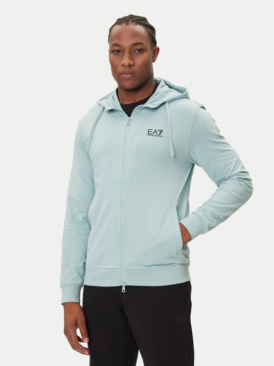 EA7 Emporio Armani EA7 Emporio Armani Mikina 8NPM33 PJVRZ U9066 Modrá Regular Fit