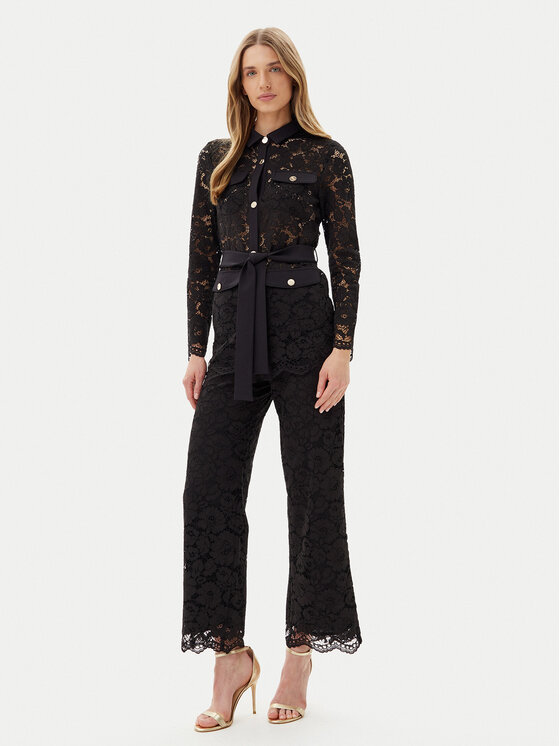 Artigli Artigli Košile ACGI000737 Černá Regular Fit