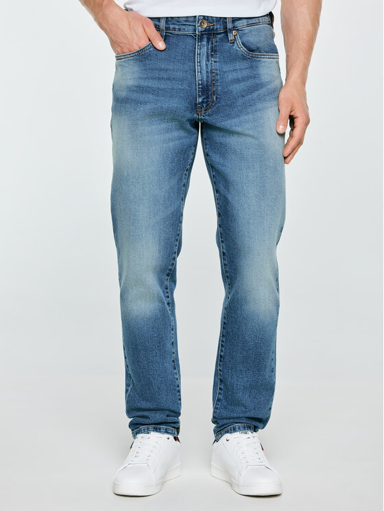 BIG STAR BIG STAR Jeansy HARPER Niebieski Tapered Fit