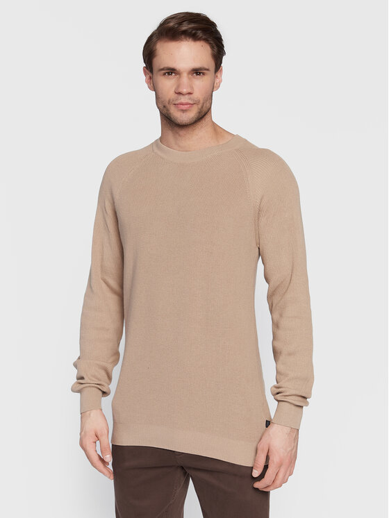 Casual Friday Pulover Kristian 20504503 Bež Regular Fit