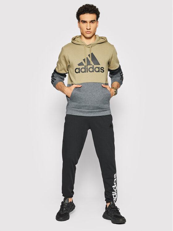 adidas Mikina M Cb Hd GV5241 Zelená Regular Fit • Modivo.cz