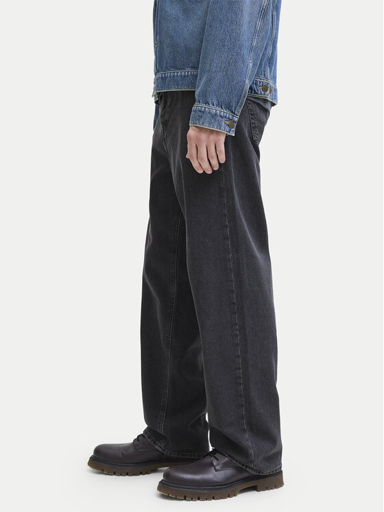 Jack & Jones Jack&Jones Traperice Alex 12252762 Crna Baggy Fit