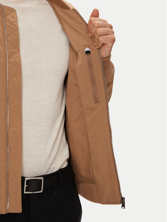 BOSS Boss Kurtka bomber H-Comber 50519981 Beżowy Regular Fit