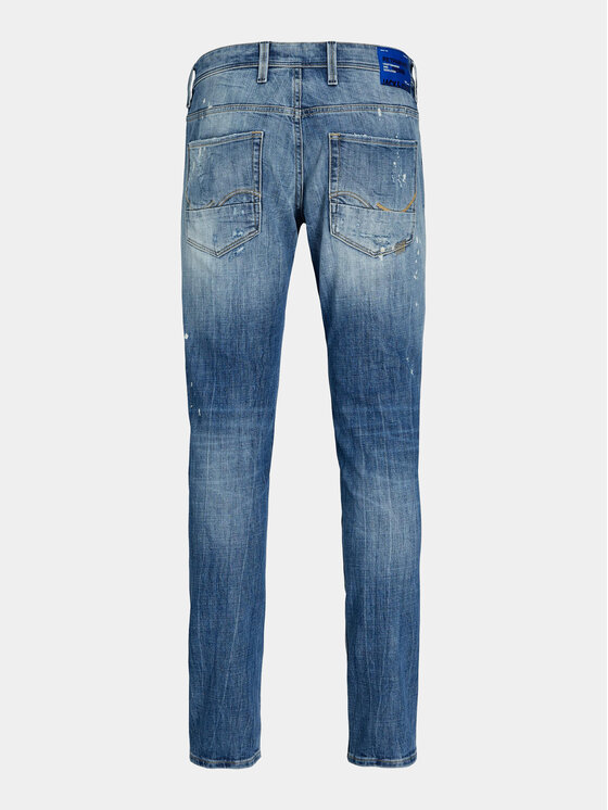 Jack&Jones Jack&Jones Džinsi Glenn 12253296 Zils Slim Fit
