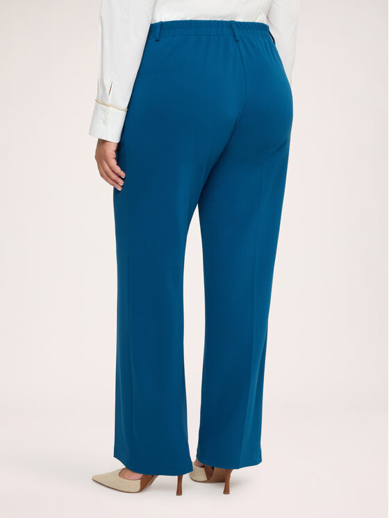 Fiorella Rubino Fiorella Rubino Spodnie materiałowe P052L002438N034 Turkusowy Regular Fit